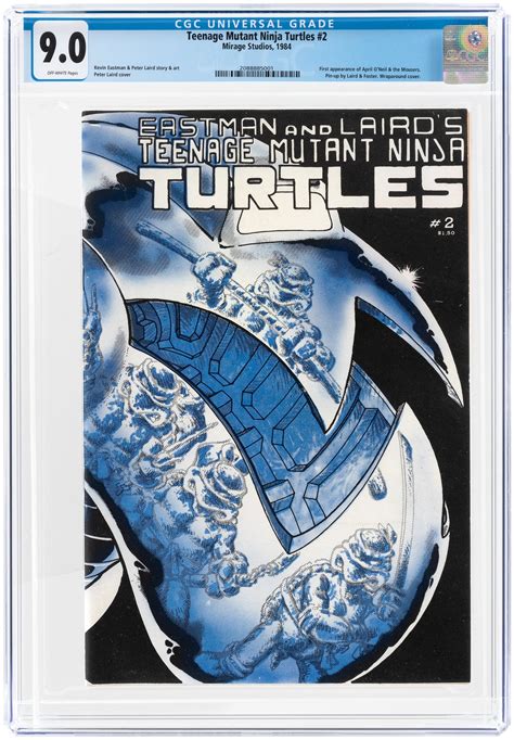 Hake S Teenage Mutant Ninja Turtles Cgc Vf Nm First