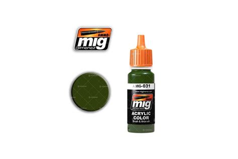 Amazon Ammo Mig Spanish Green Khaki Acrylic Paints Ml