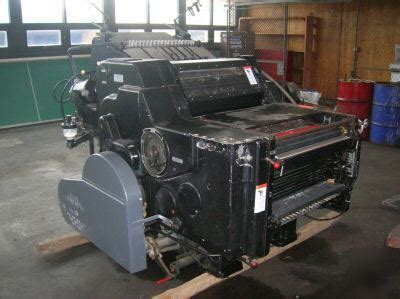 Heidelberg printing press offset 46 x 64 cm