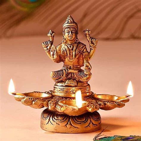 Goddess Lakshmi Brass Diya Malaysia T Goddess Lakshmi Brass Diya Fnp