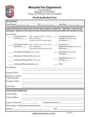 City Of Mesquite Online Permits Fill Online Printable Fillable