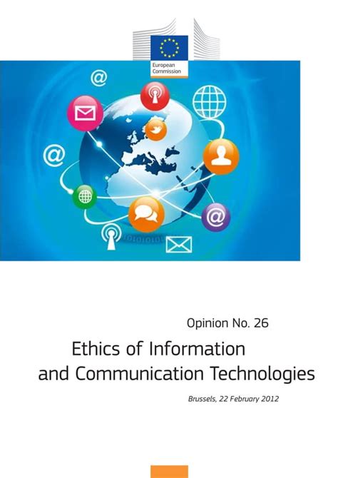 Ethics Of Ict Opinion 26 Final