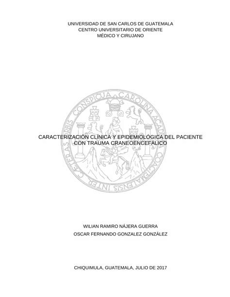 PDF CARACTERIZACIÓN CLÍNICA Y EPIDEMIOLÓGICA DEL cunori edu gt