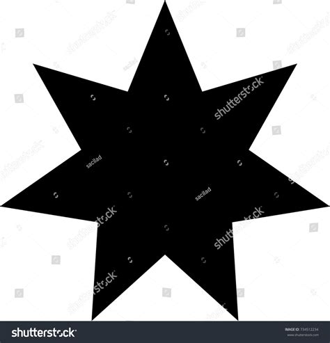 Star 7 Stock Vector (Royalty Free) 734512234 | Shutterstock