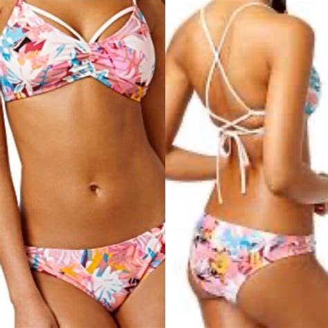 Hula Honey Swim Nwt Hula Honey Palm Breeze Bikini L Poshmark