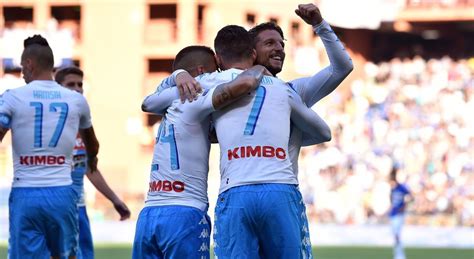 Il Napoli Chiude Con Un Altra Goleada In Trasferta Sampdoria Sconfitta 4 2