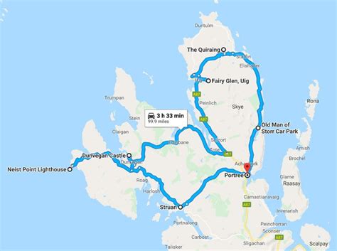 Isle Of Skye 2 Day Self Drive Itinerary Map Wayfaring Kiwi Skye