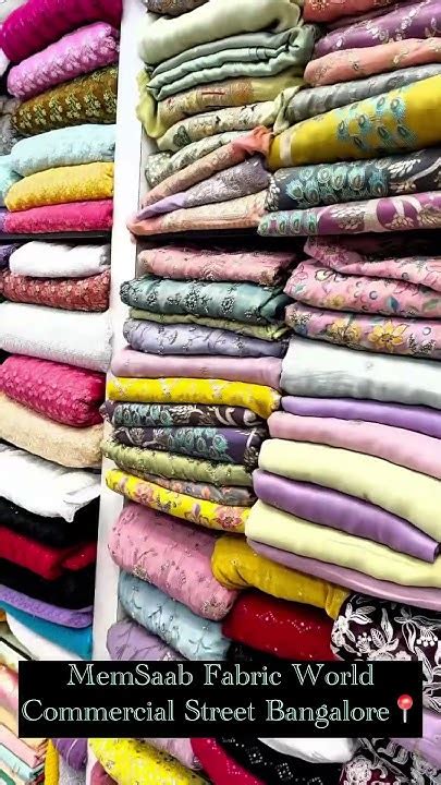 Discover The Finest Fabrics At Memsaab Fabric World Youtube