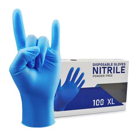 Wostar Disposable Nitrile Gloves Powder And Latex Free 4mil Touch Screen