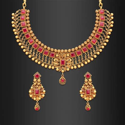 K Gold Necklace And Earring Sets Queen Of Hearts Jewelry