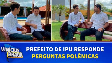 Prefeito de Ipu responde perguntas polêmicas Programa Vinícius Braga