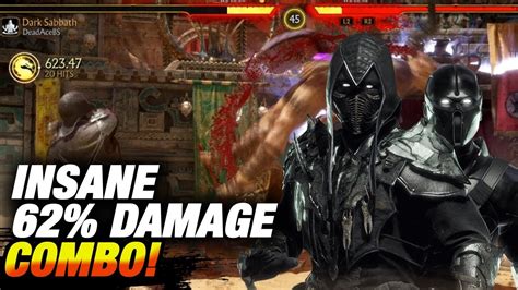 Insane Damage Combo Mk Noob Saibot Ranked Youtube