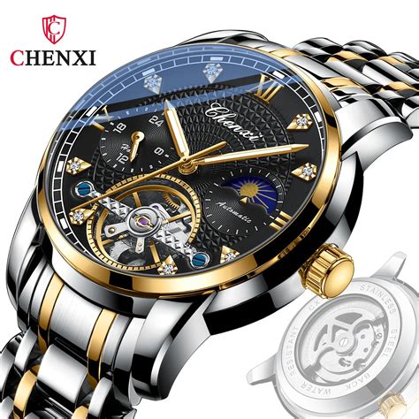 Chenxi Reloj De Negocios Para Hombre Cron Grafo Mec Nico Autom Tico De