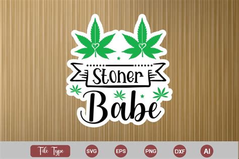 Weed SVG Design | Weed Sticker SVG (2827496)