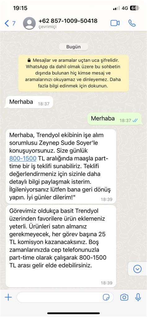 WhatsApp Yabancı Ülkeden Gelen WhatsApp Mesajı Şikayetvar