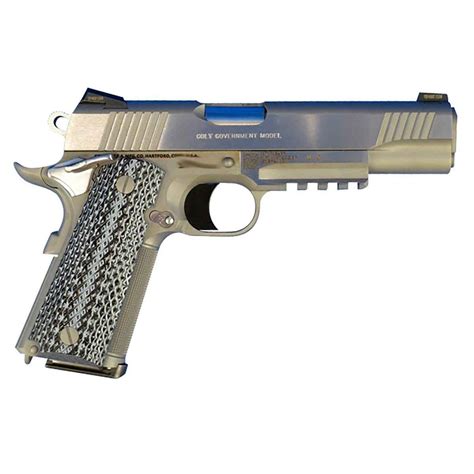 Colt 1911 Government 45 Auto Acp 5in Stainless Steel Pistol 7 1 Rounds Sportsman S Warehouse