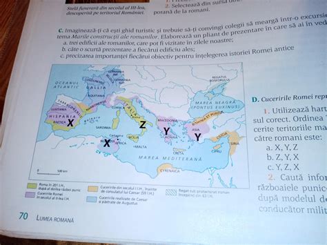 Utilizează harta și alege răspunsul corect Ordinea în care au fost