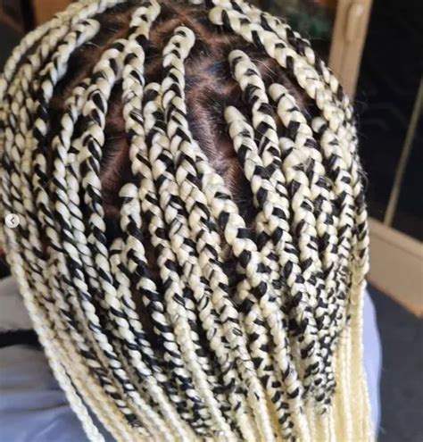 31 Snazziest Blonde Box Braids That Are On Fleek