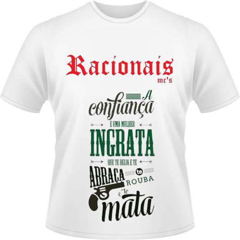 Camiseta Personalizada Do Racionais Mcs Blusa T Shirt Do Racionais