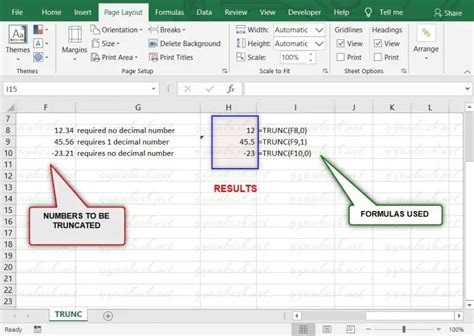 Excel Functions Trunc Gyankosh Learning Made Easy