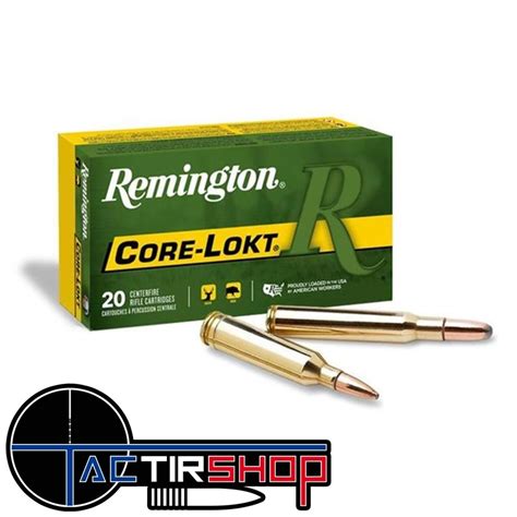 Munitions Remington Core Lokt PSP 243 Win 100 Grains