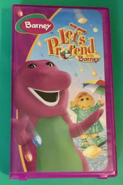 Barney Friends Lets Pretend Vhs Sing Along Songs