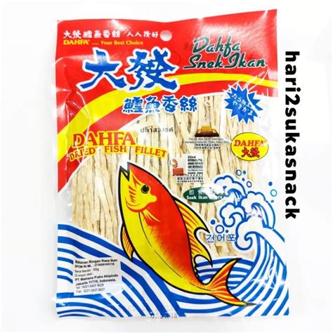 Jual Juhi Ikan Dahfa Gram Dahfa Snack Ikan Gr Dried Fish Fillet