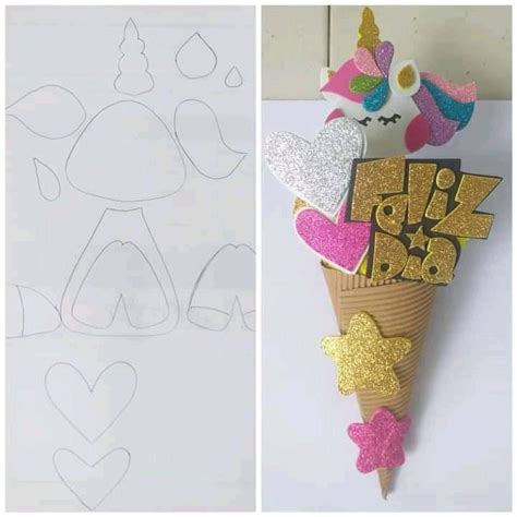 Cone De Sorvete Para Imprimir - Molde de Cone de sorvete para lembrancinhas: 14 modelos para imprimir ...