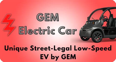 GEM Electric Car Specs, Utility and Price - Electric Vehicles Review ...