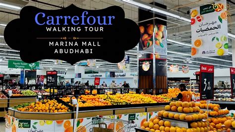 Carrefour Hypermarket Walking Tour HD Marina Mall Abudhabi