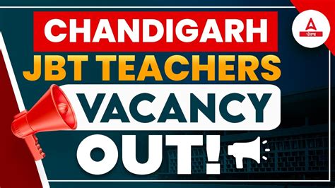 Chandigarh Jbt Teachers Vacancy Out Youtube