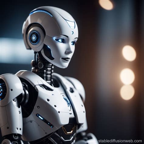 Humanoid Robot Artificial Intelligence Stable Diffusion Online