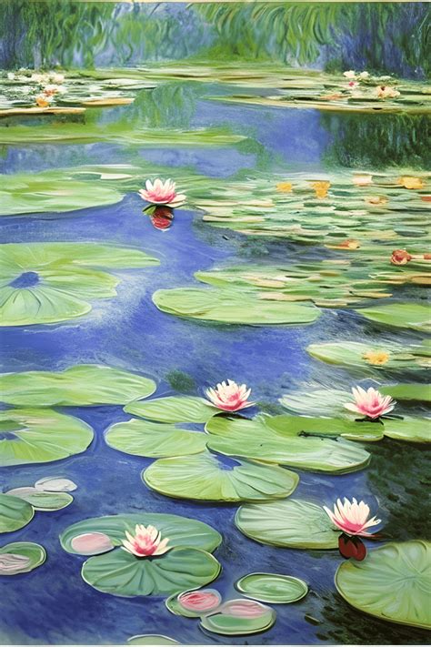 Famous Water Lily Painting