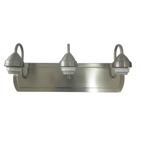 Portfolio 3-Light 18-in Brushed Nickel Vanity Light Bar at Lowes.com