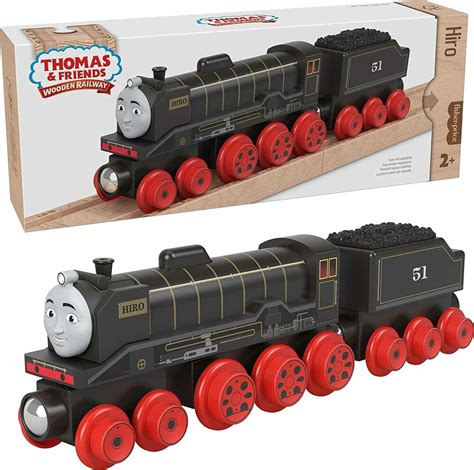 Thomas Friends Wooden Railway Hiro The Engine And Coal Tender Toy