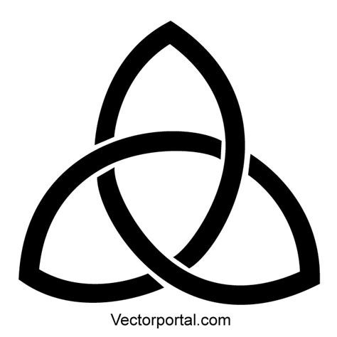 Triquetra Sign Ai Royalty Free Stock SVG Vector