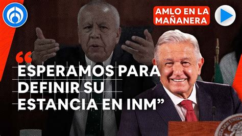 AMLO confirma investigación contra Francisco Garduño titular del INM