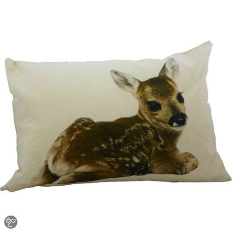 Mars More Sierkussen Half Kussen Canvas Bambi Wonen