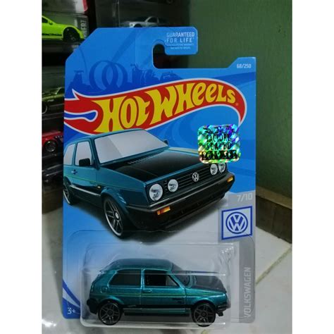 Hot Wheels 2019 Factory Sealed 68 250 Volkswagen Golf MK2 Shopee Malaysia