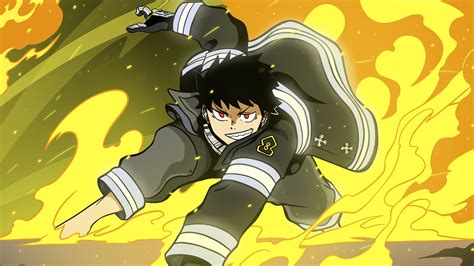 Fire Force Shinra Kusakabe Flame 4k 2 Wallpaper Pc Desktop