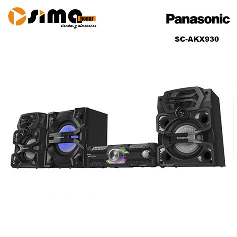 Equipo De Sonido SC AKX930 Panasonic SimaHogar