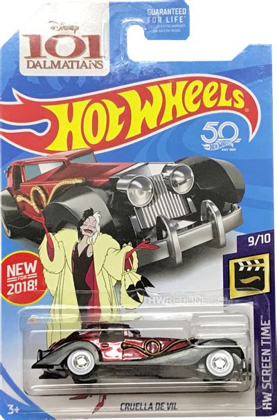Cruella De Vil Hot Wheels Super Treasure Hunt Hwtreasure