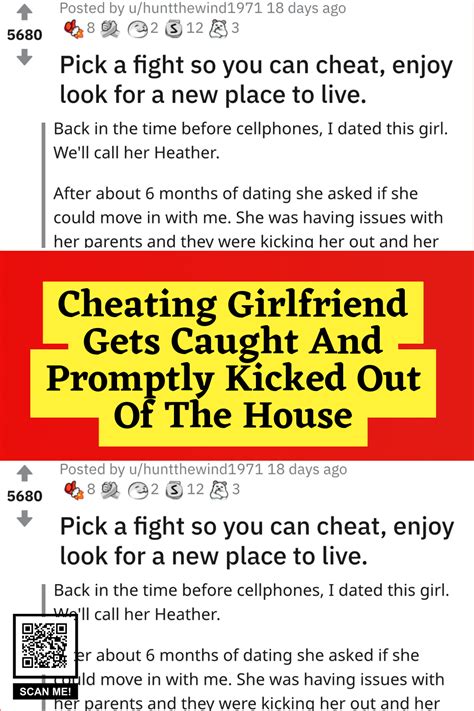 Cheating Girlfriend Gets Caught And Promptly Kicked Out Of The House Artofit