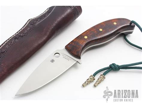 Spyderco Mule Team Fixed Blade By Buckshot Custom Knives Arizona