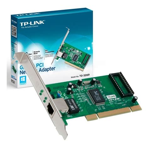 Placas De Rede Gigabit - Placa de Rede PCI Gigabit TP-link TG-3269 10/100/1000 Mbps - Sobraltech ...