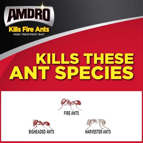 Amdro Fire Ant Killer Yard Treatment Bait 5 Pounds