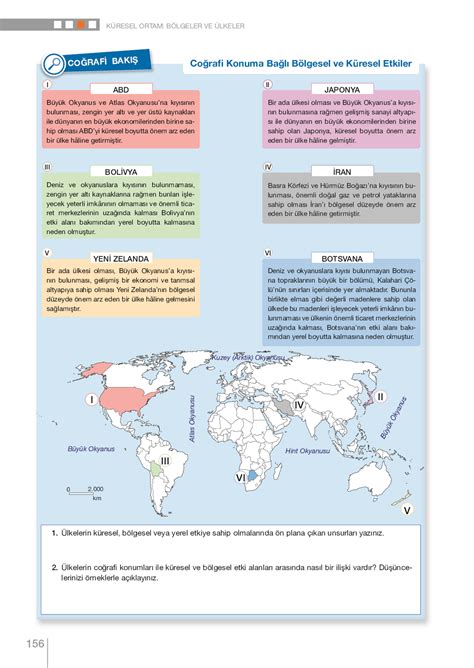 Coğrafya 12 Küresel Ortam Bölgeler ve Ülkeler