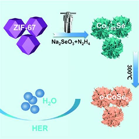 Schematic Illustration Of O Cose 2 Nss Derived From Co 085 Se Nss For