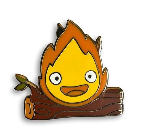 Po Calcifer Howl S Moving Castle Enamel Pin Hobbies Toys