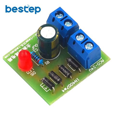 Ac To Dc 1n4007 Bridge Rectifier Converter Full Wave Rectifier Diy Kit Electronic Pcb Board